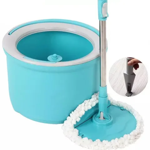 Bộ Cây Lau Nhà Xoay Tay LocknLock ETM494 - Tiện Lợi Với 2 Bông Lau Microfiber và Thùng Chứa Nước Gọn Nhẹ, Dễ Sử Dụng