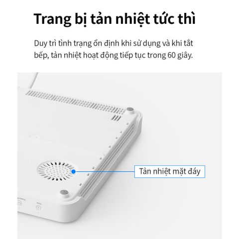 Bếp Điện Từ LocknLock Bianco Slim EJI146WHT 1850W - Thiết Kế Siêu Mỏng, Đa Chức Năng, Bảo Hành 2 Năm