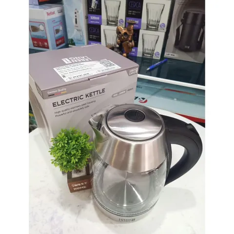 (Bảo Hành 2 Năm) Ấm Đun Siêu Tốc Thủy Tinh 1,8L Lebenlang LBWE2626 Công Suất 2200W - Hàng Chính Hãng