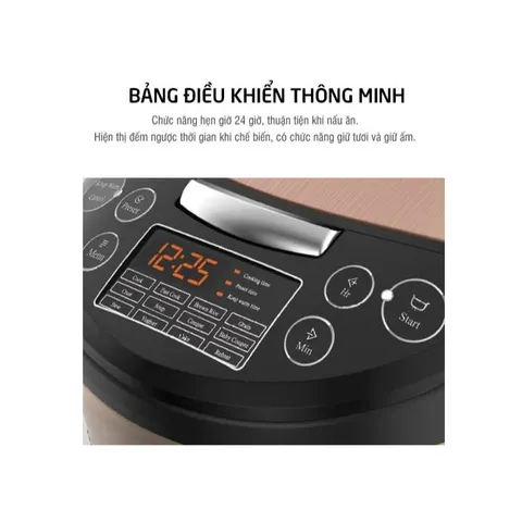 Nồi Cơm Điện Tử 1.8L LocknLock EJR352 Đa Chức Năng - Công Suất 860W, Chống Dính, Bảo Hành 2 Năm, Tiện Lợi Cho Mọi Gia Đình