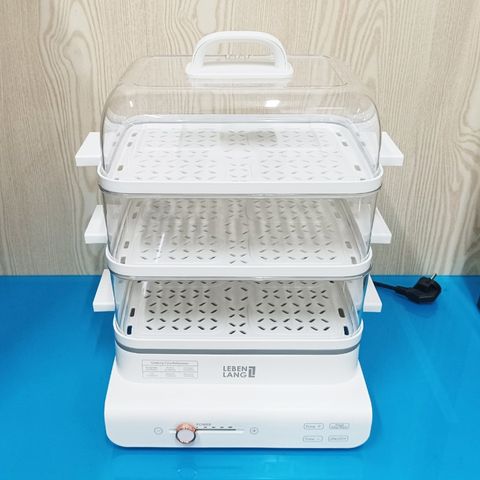 Nồi Hấp Điện Đa Năng 18L Lebenlang LBEL5031 - Nồi Hấp 3 Tầng 900W Giữ Chất Dinh Dưỡng, Tiện Lợi Cho Gia Đình