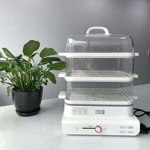 Nồi Hấp Điện Đa Năng 18L Lebenlang LBEL5031 - Nồi Hấp 3 Tầng 900W Giữ Chất Dinh Dưỡng, Tiện Lợi Cho Gia Đình