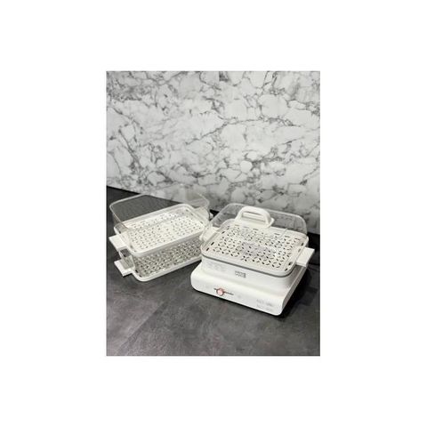 Nồi Hấp Điện Đa Năng 18L Lebenlang LBEL5031 - Nồi Hấp 3 Tầng 900W Giữ Chất Dinh Dưỡng, Tiện Lợi Cho Gia Đình