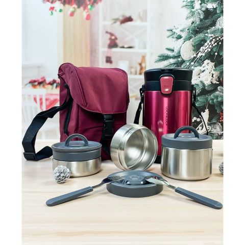 Bộ Hộp Cơm Giữ Nhiệt Easy Take Lunch Box LocknLock LHC8034 (2000ml) - Chất Liệu Cao Cấp