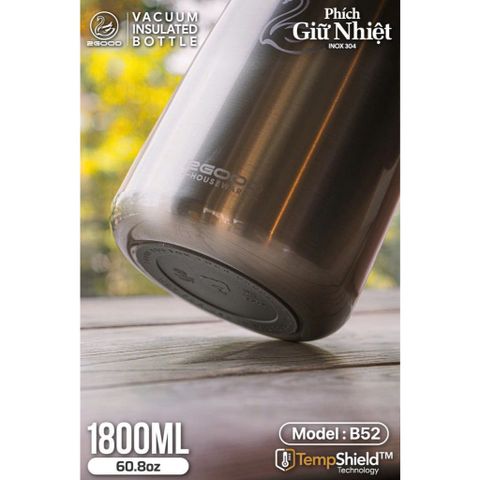Bình Giữ Nhiệt 2Good B52 Cao Cấp 1,8L - Inox 304 Giữ Nóng Lạnh 24h, Thiết Kế Thời Trang, Bảo Hành 5 Năm