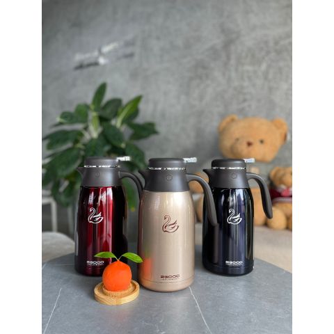 Phích Giữ Nhiệt Inox 2GOOD B30 2.1L - Giữ Nhiệt Nóng/Lạnh 24h, Dễ Dàng Rót Nước, Bảo Hành 5 Năm