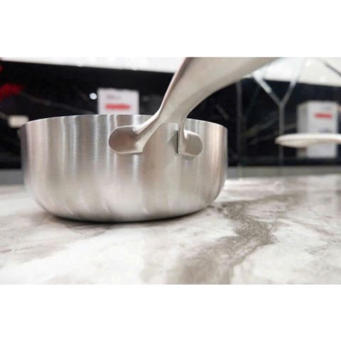 Chảo Sâu Lòng Nguyên Khối SEKA SK6030 - Chảo Inox Chống Dính Vĩnh Cửu Dùng Cho Mọi Loại Bếp - Hàng Chính Hãng Cao Cấp