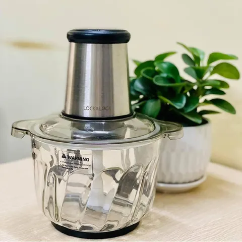 Máy Xay Thịt Cao Cấp LocknLock EJM186SLV 2,4L - Công Suất 400W, Chất Liệu Thủy Tinh An Toàn, Bảo Hành 2 Năm, Tiện Dụng Cho Gia Đình