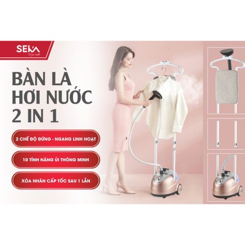Bàn Là Cây Hơi Nước SEKA SK479 - Bàn Ủi Đứng 2000W, Công Nghệ Hơi Nước Cao Cấp Đa Năng Cho Mọi Loại Vải
