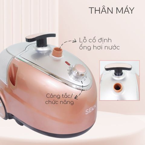 Bàn Là Cây Hơi Nước SEKA SK479 - Bàn Ủi Đứng 2000W, Công Nghệ Hơi Nước Cao Cấp Đa Năng Cho Mọi Loại Vải