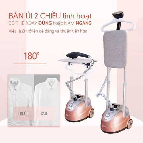 Bàn Là Cây Hơi Nước SEKA SK479 - Bàn Ủi Đứng 2000W, Công Nghệ Hơi Nước Cao Cấp Đa Năng Cho Mọi Loại Vải
