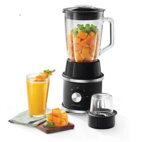 Máy Xay Sinh Tố LocknLock EJM376BLK 1,5L, 600W - Thiết Kế Hiện Đại, Kèm Cối Nhỏ, Xay Nhuyễn Thực Phẩm Nhanh Chóng