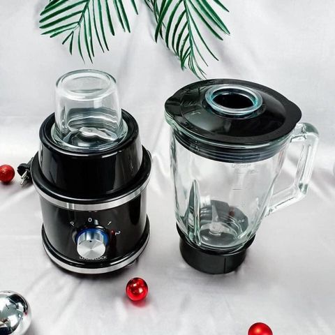 Máy Xay Sinh Tố LocknLock EJM376BLK 1,5L, 600W - Thiết Kế Hiện Đại, Kèm Cối Nhỏ, Xay Nhuyễn Thực Phẩm Nhanh Chóng