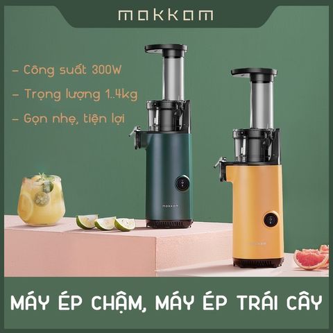 Máy Ép Chậm Mini Thế Hệ Mới Mokkom MK-SJ001 Hàng Chính Hãng - Bảo Hành 12 Tháng 233776
