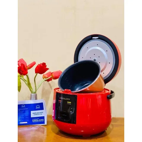 Nồi Cơm Điện Mini 1L LocknLock EJR431 - Thiết Kế Thông Minh, Chống Dính, Dễ Dàng Sử Dụng, Phù Hợp Cho Sinh Viên và Gia Đình Nhỏ