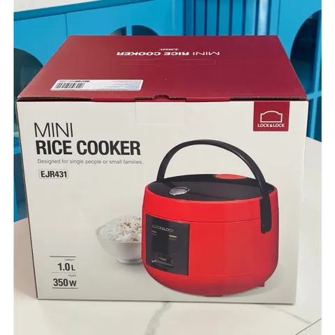 Nồi Cơm Điện Mini 1L LocknLock EJR431 - Thiết Kế Thông Minh, Chống Dính, Dễ Dàng Sử Dụng, Phù Hợp Cho Sinh Viên và Gia Đình Nhỏ