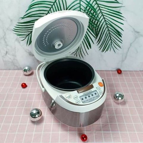 Nồi Cơm Điện Tử 1.8L LocknLock EJR351BRW - Chống Dính, Điều Khiển Điện Tử, Dành Cho Gia Đình 4-6 Người - Bảo Hành 2 Năm
