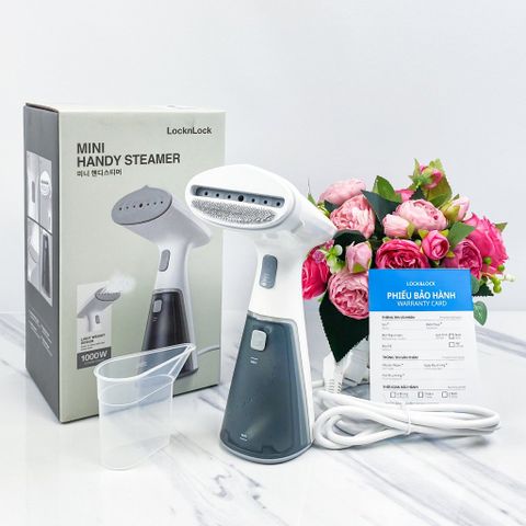 Bàn Là Hơi Nước Cầm Tay LocknLock ENI148 - Mini Ủi Hơi Nước 1000W - Thiết Kế Gọn Nhẹ, Bảo Hành 2 Năm