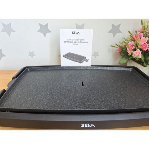 Bếp Nướng Điện Không Khói Seka SK540 - 1800W, Mặt Nhôm Chống Dính, Thiết Kế Sang Trọng, Bảo Hành 2 Năm