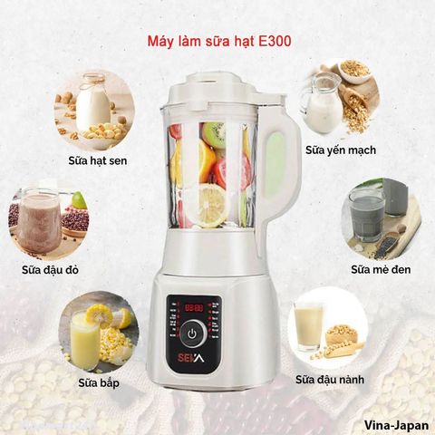 Máy Làm Sữa Hạt Đa Năng SEKA E300 - 12 Chức Năng, Dung Tích 1,75L - Thiết Bị Uống Sinh Tố Chất Lượng Cao Chính Hãng