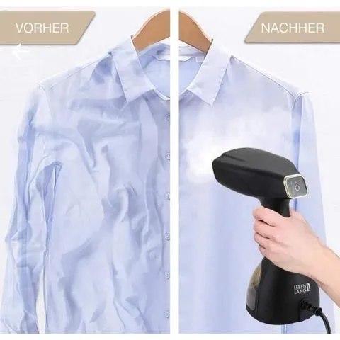 Bàn Ủi Hơi Nước Cầm Tay Lebenlang LBD528 - Du Lịch 1500W, Dung Tích 300ML, Bảo Hành 2 Năm, Phun Hơi Nhanh, Gọn Nhẹ