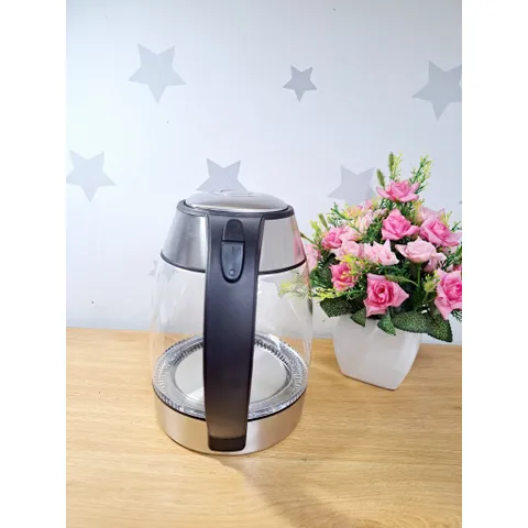 Ấm Đun Siêu Tốc Thủy Tinh LocknLock EJK418SLV 1.8L 1850W - Thiết Kế Sang Trọng, Đun Nước Nhanh, Bảo Hành 2 Năm
