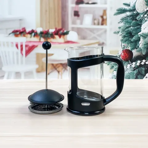 Bình Pha Trà Cafe French Press LocknLock LLG018, 800ml, Thủy Tinh Chịu Nhiệt Borosilicate