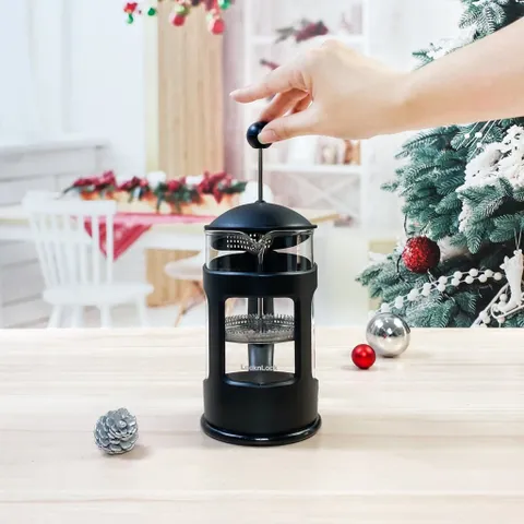 Bình Pha Trà Cafe French Press LocknLock LLG018, 800ml, Thủy Tinh Chịu Nhiệt Borosilicate