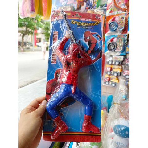 Đồ chơi siêu nhân người nhện Spider man chạy bằng pin #611-1
