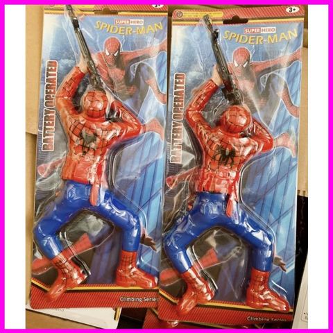 Đồ chơi siêu nhân người nhện Spider man chạy bằng pin #611-1