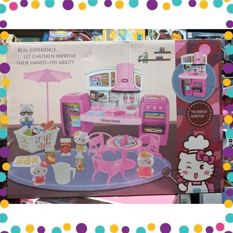 Bộ Đồ Chơi Nhà Bếp Hello Kitty Có Đèn Và Nhạc Dream Kitchen (018-6)