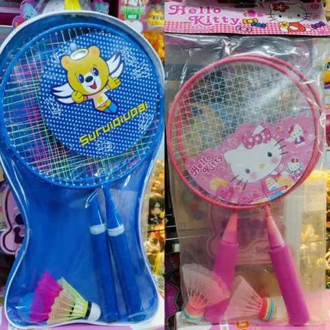 Đồ Chơi Vợt Cầu Lông chọn ngẫu nhiên Doraemon Hello Kitty #2018-96 #2018-102