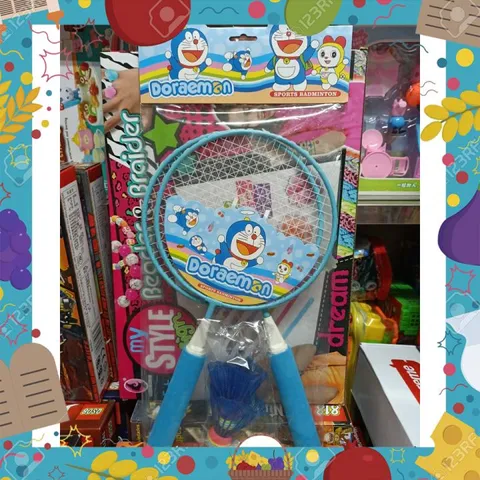 Đồ Chơi Vợt Cầu Lông chọn ngẫu nhiên Doraemon Hello Kitty #2018-96 #2018-102