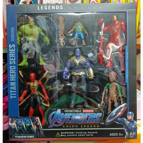 Đồ chơi 6 siêu nhân Avengers có đèn sáng chọn mẫu ngẫu nhiên 28003 233977
