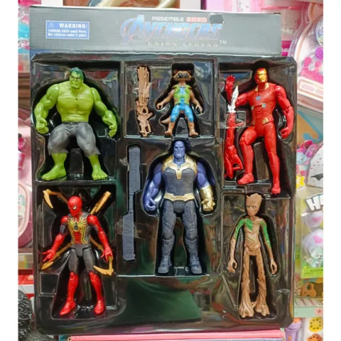 Đồ chơi 6 siêu nhân Avengers có đèn sáng chọn mẫu ngẫu nhiên 28003 233977