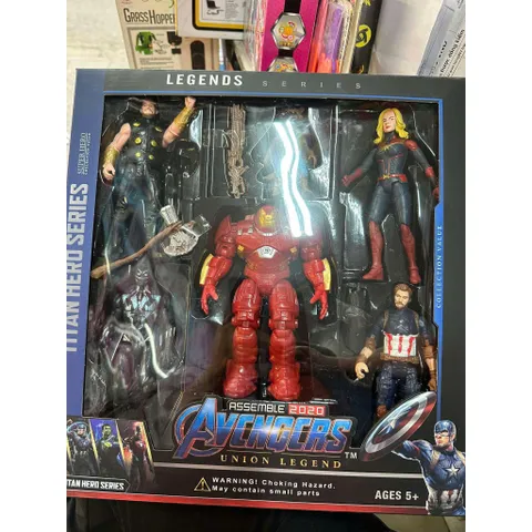 Đồ chơi 6 siêu nhân Avengers có đèn sáng chọn mẫu ngẫu nhiên 28003 233977