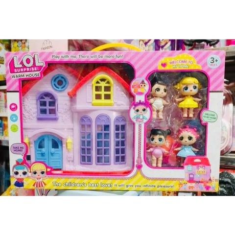 Đồ chơi nhà búp bê L.O.L 621-2 Surprise Warm house giao mẫu ngẫu nhiên