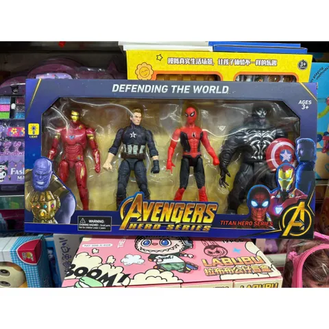 Bộ đồ chơi 4 siêu nhân Avengers Hero Series có đèn phát sáng  5990-17 giao mẫu ngẫu nhiên 233990