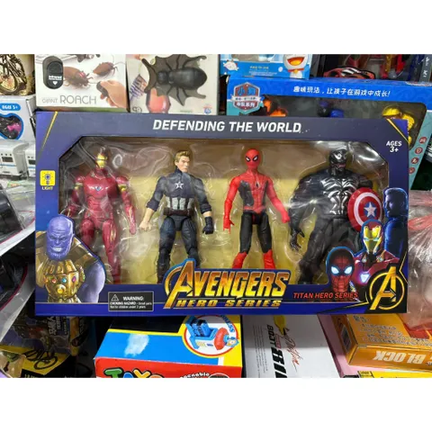 Bộ đồ chơi 4 siêu nhân Avengers Hero Series có đèn phát sáng  5990-17 giao mẫu ngẫu nhiên 233990