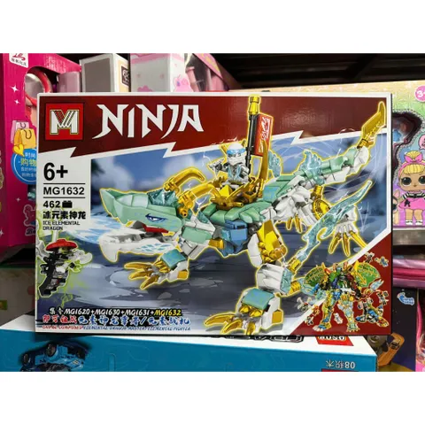 Đồ chơi lắp ráp chủ đề Ninja rồng xanh có 3 phân loại MG1630 MG1631 MG1632