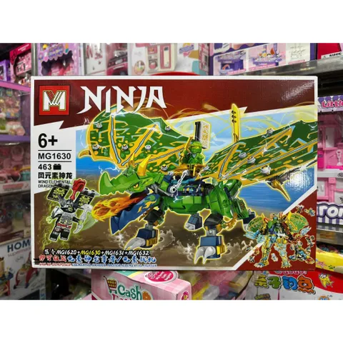 Đồ chơi lắp ráp chủ đề Ninja rồng xanh có 3 phân loại MG1630 MG1631 MG1632