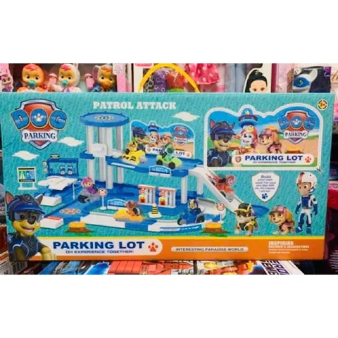 Đồ chơi bãi đậu xe đội chó cứu hộ 553-338 Paw Patrol Attack Packing lot