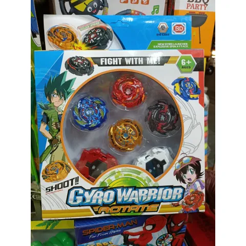 Bộ đồ chơi 4 con quay 329-43 Gyro Warrior Rotate Fight with me 234024