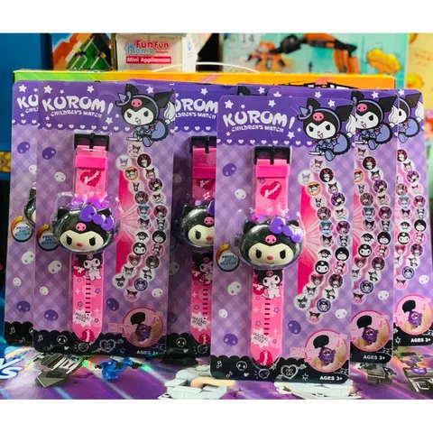 Đồng hồ đeo tay cho trẻ em hình nhân vật Kuromi 3051A