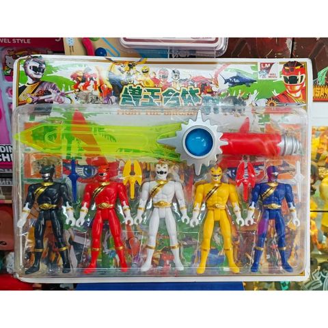 Đồ chơi 5 anh em siêu nhân GAO 28161 Fight The Brigade giao ngẫu nhiên