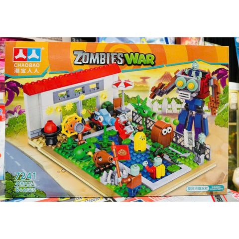 Đồ chơi lắp ráp chủ đề Zombies war Chaobao 7241 234048