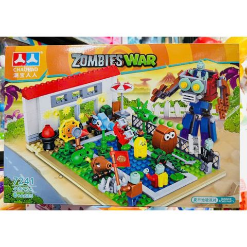 Đồ chơi lắp ráp chủ đề Zombies war Chaobao 7241 234048