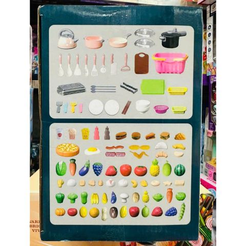 Đồ chơi đồ hàng, đồ chơi nhà bếp, đồ chơi nấu ăn gồm 108 chi tiết 5766 Cool kitchen happy cook