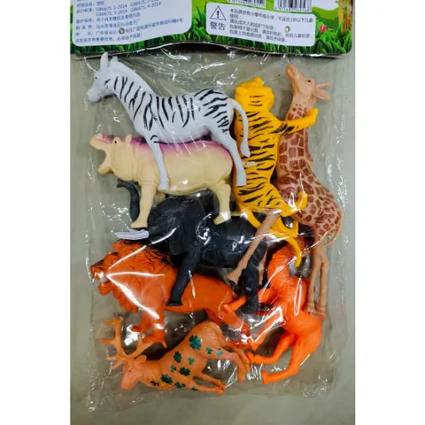 Túi đồ chơi thế giới động vật gồm 8 con thú rừng 889-53 Animal World, giao ngẫu nhiên 234063