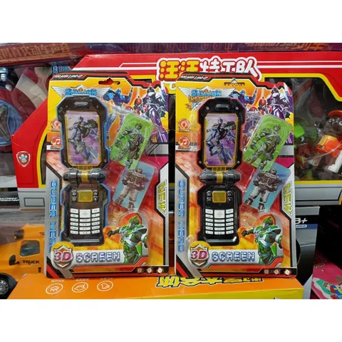 Đồ chơi điện thoại siêu nhân 3 phân loại chọn ngẫu nhiên GAO, SUPER HERO, AVENGERS, BEN